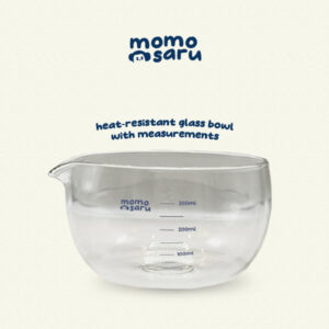 Glass Matcha Bowl with Measurement by Momosaru