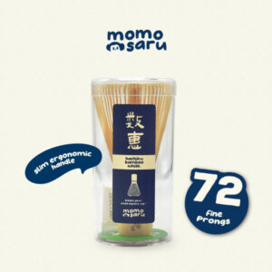Hachiku Bamboo Matcha Whisk 72 Prong by Momosaru