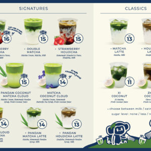 Drinks Menu (For Pop-up ONLY)