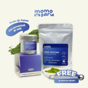 Heiko Matcha Powder by Momosaru (Stone-milled from Japan, Ceremonial Grade)