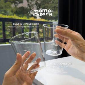 Glass Cup with Measurement by Momosaru